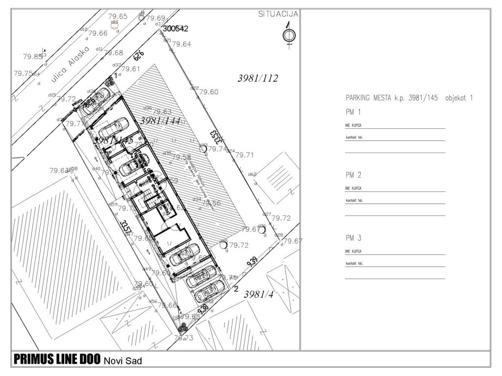 Alaska 9a - Parking mesta